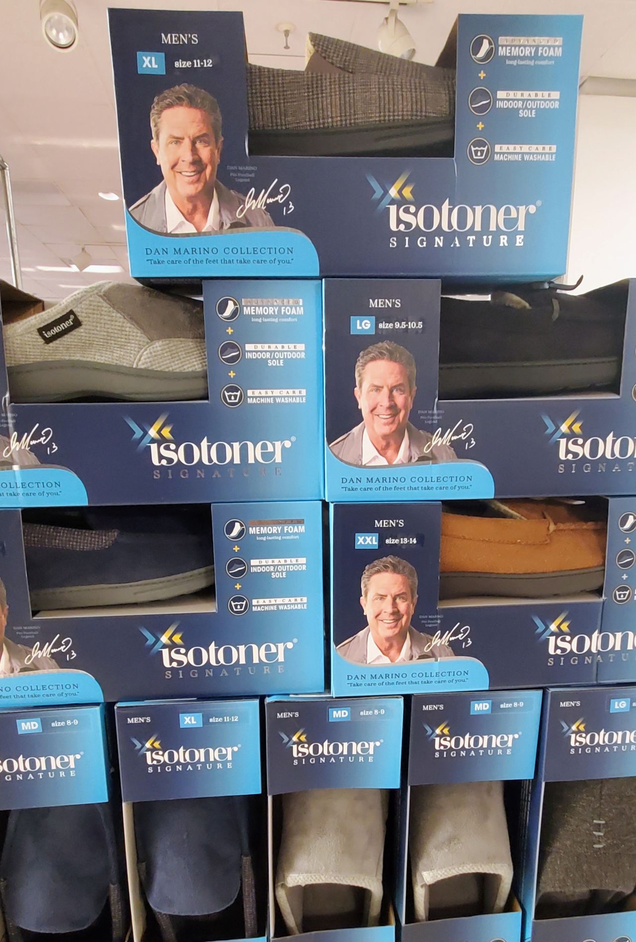 dan marino isotoner slippers