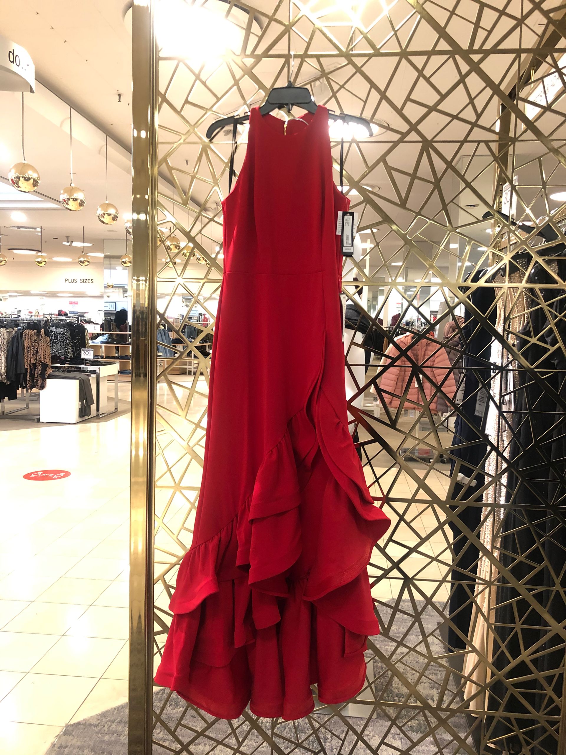 Beautiful Red Dress Perfect For Christmas Party Macys Style Crew