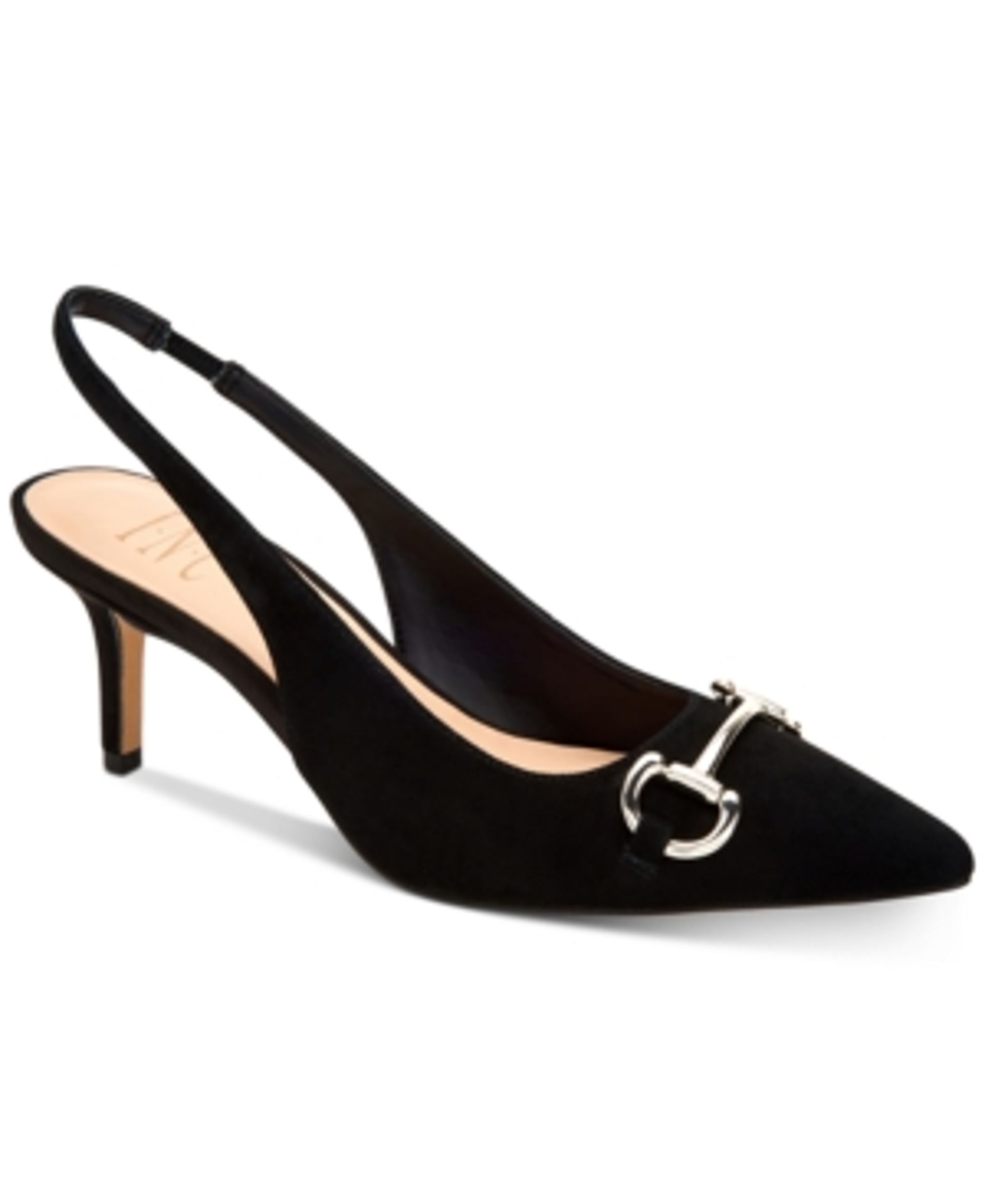 macy's black pumps