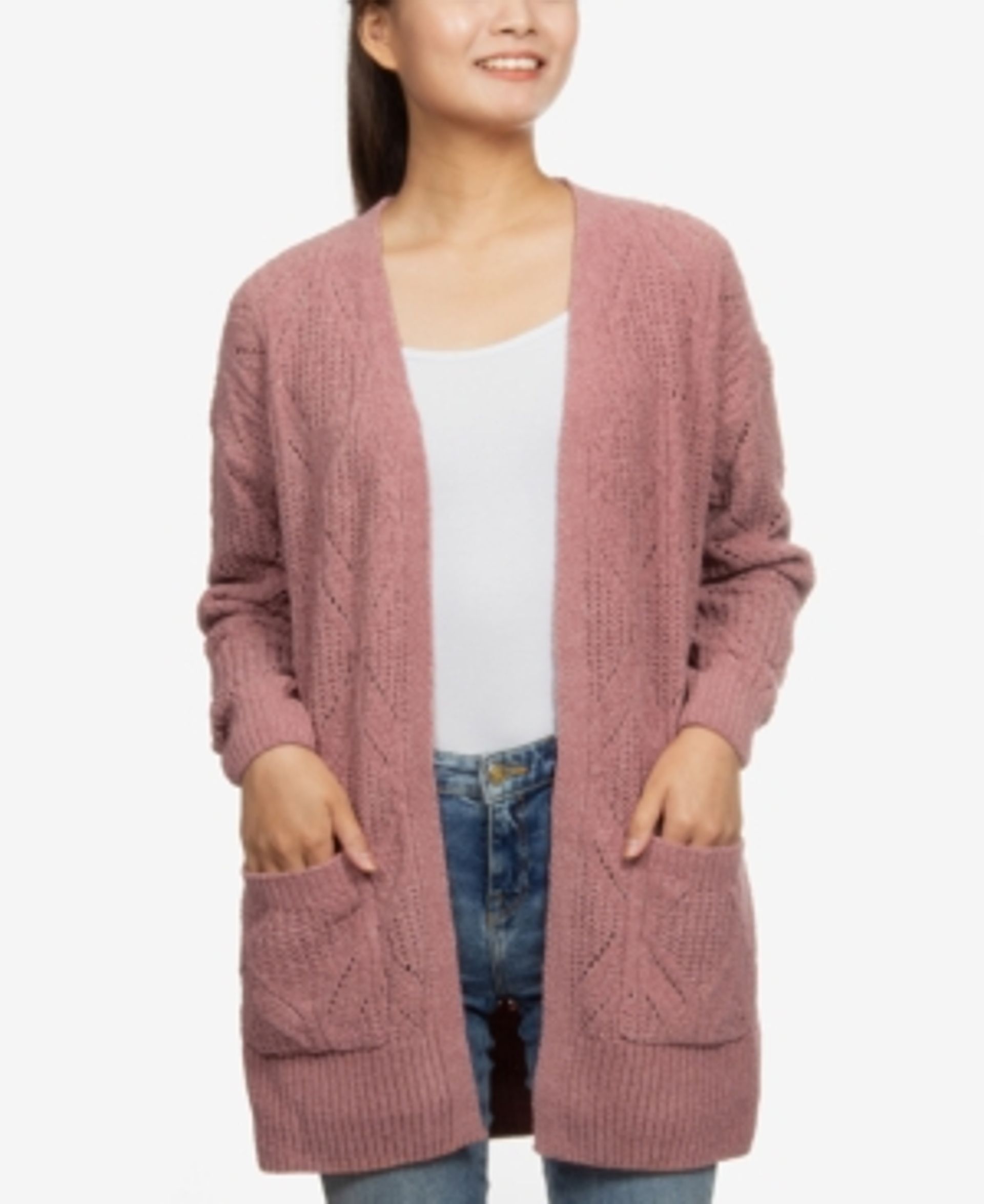 hippie rose chenille sweater