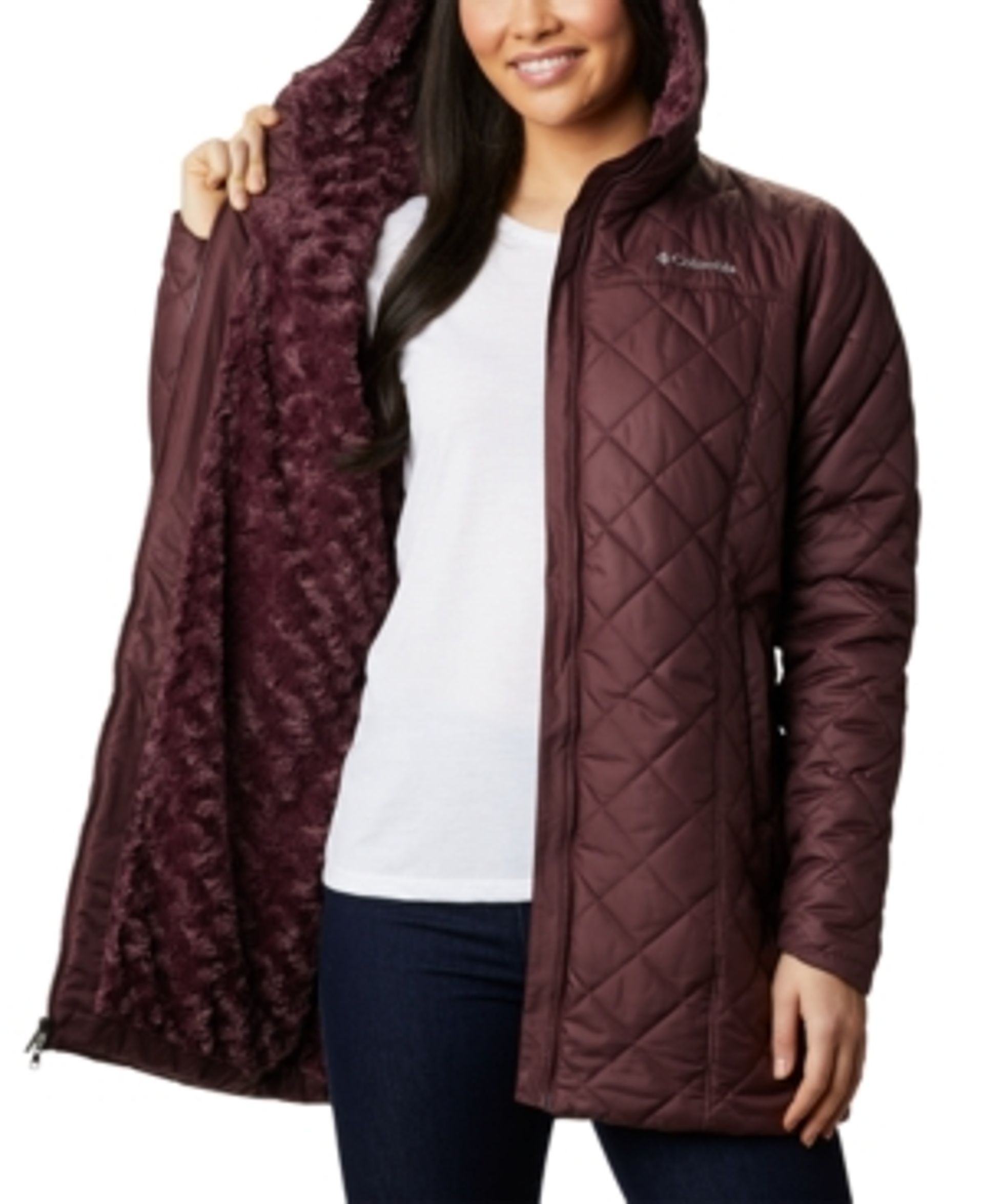 columbia fur lined jacket