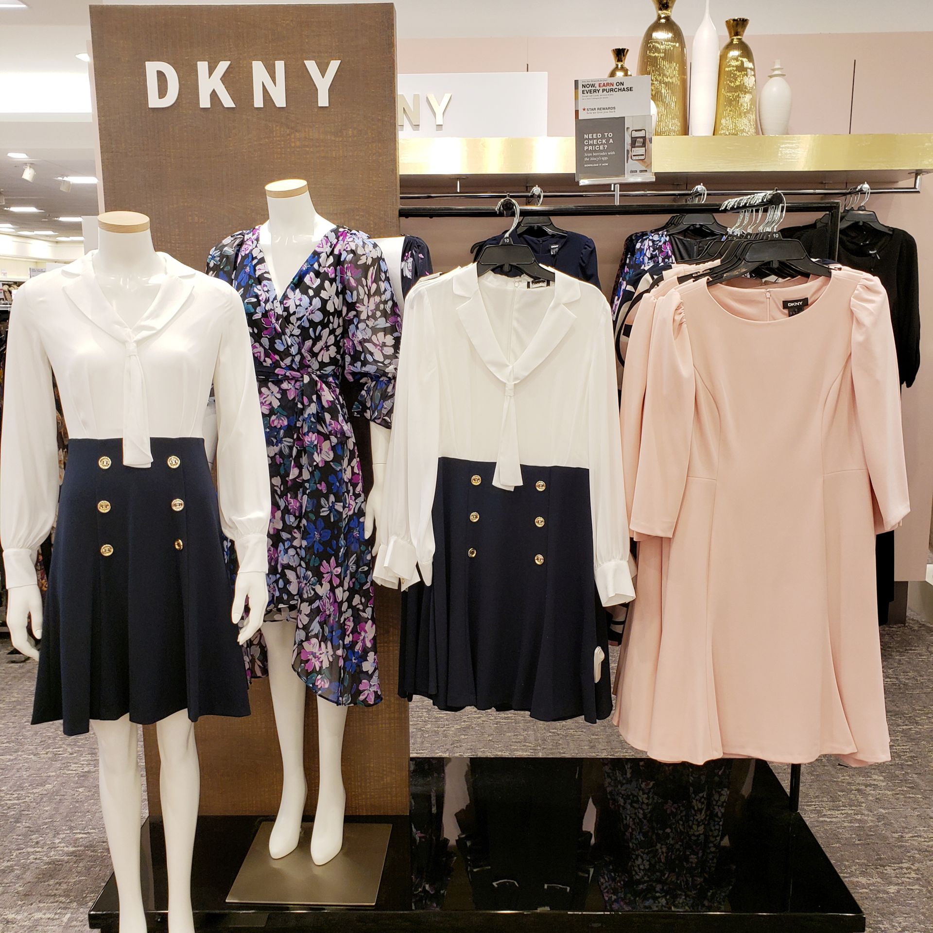 macys dkny dresses