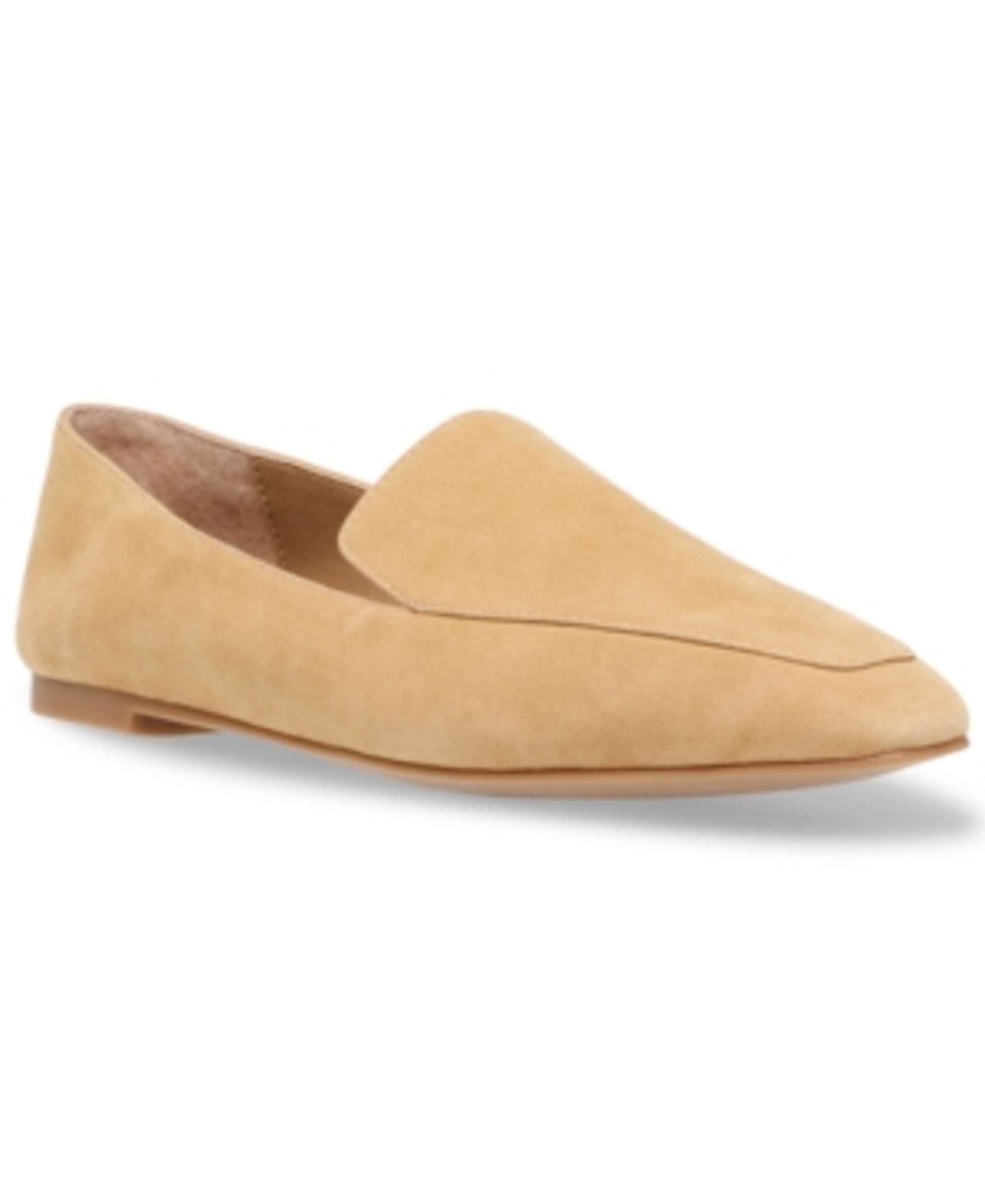 Camel suede 2025 pointed loafers