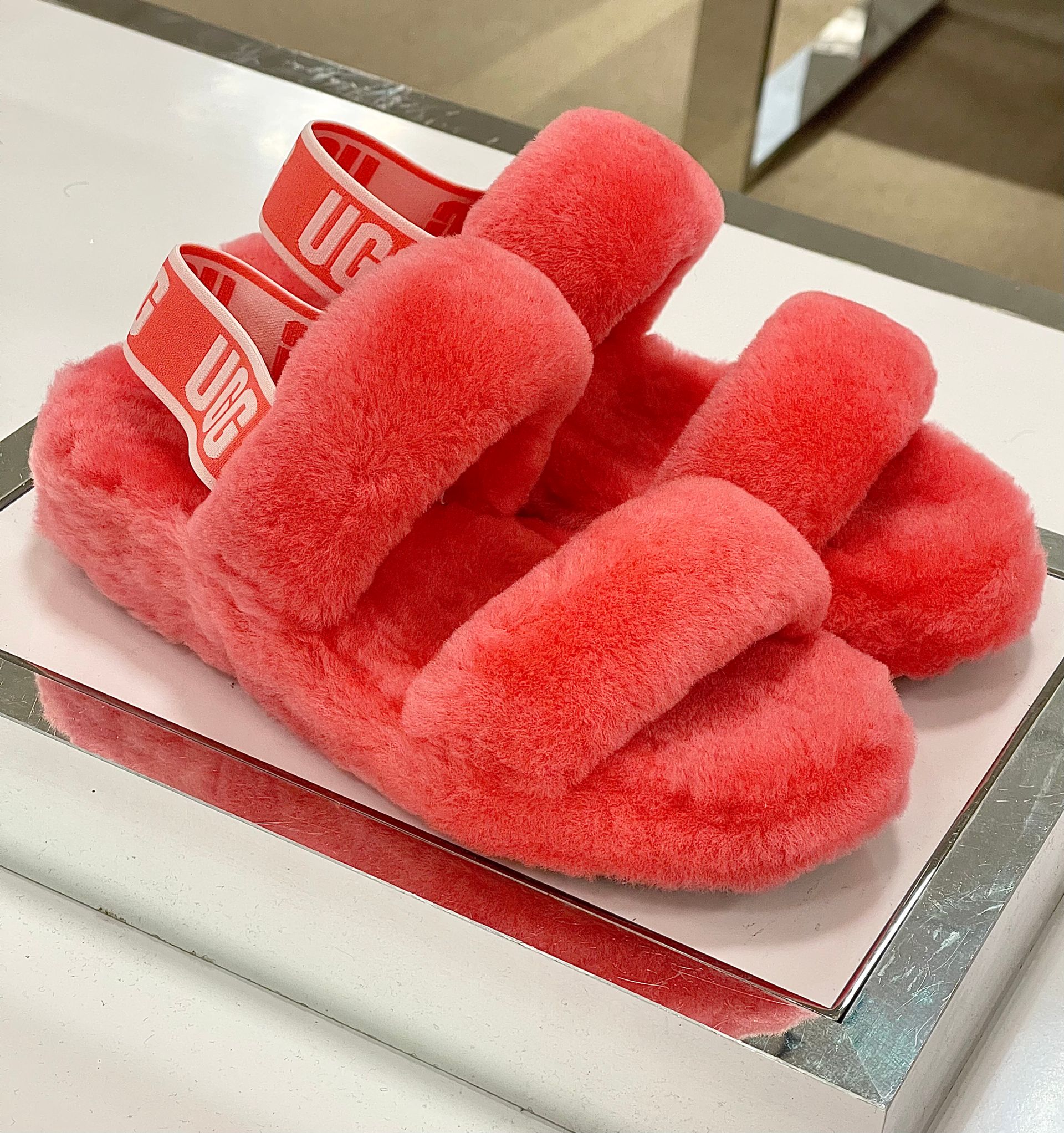 macys ugg slides