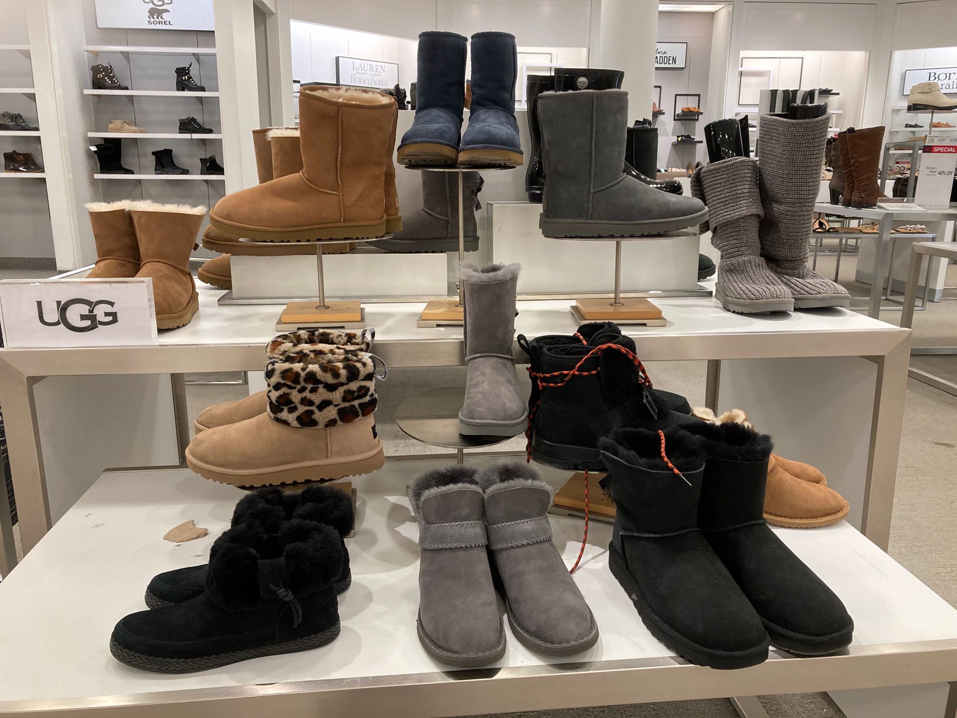 Need something warm for your toes ? Check out our womens selection of UGG  boots in our shoe department - Macys Style Crew
