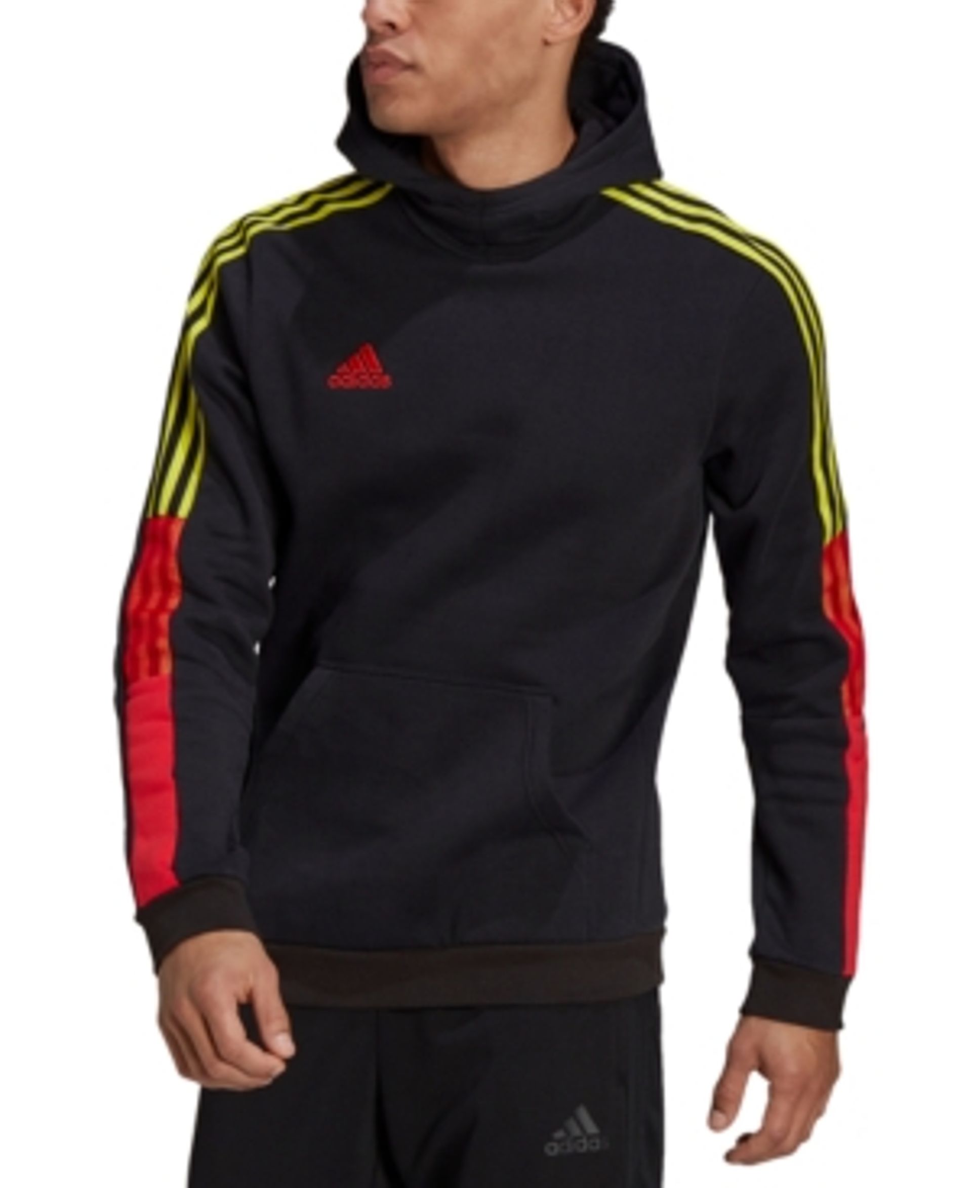 Adidas Men s Trio 21 Colorblock Sweat Hoodie. Macys Style Crew