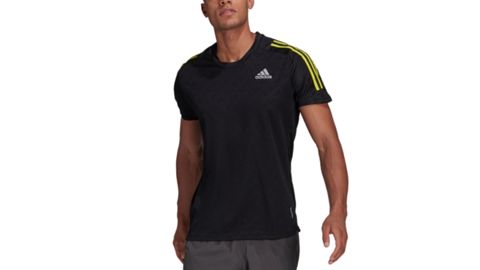 grandioso Corchete Sentimental Adidas Men's Own The Run Three Stripes T-shirt. - Macys Style Crew