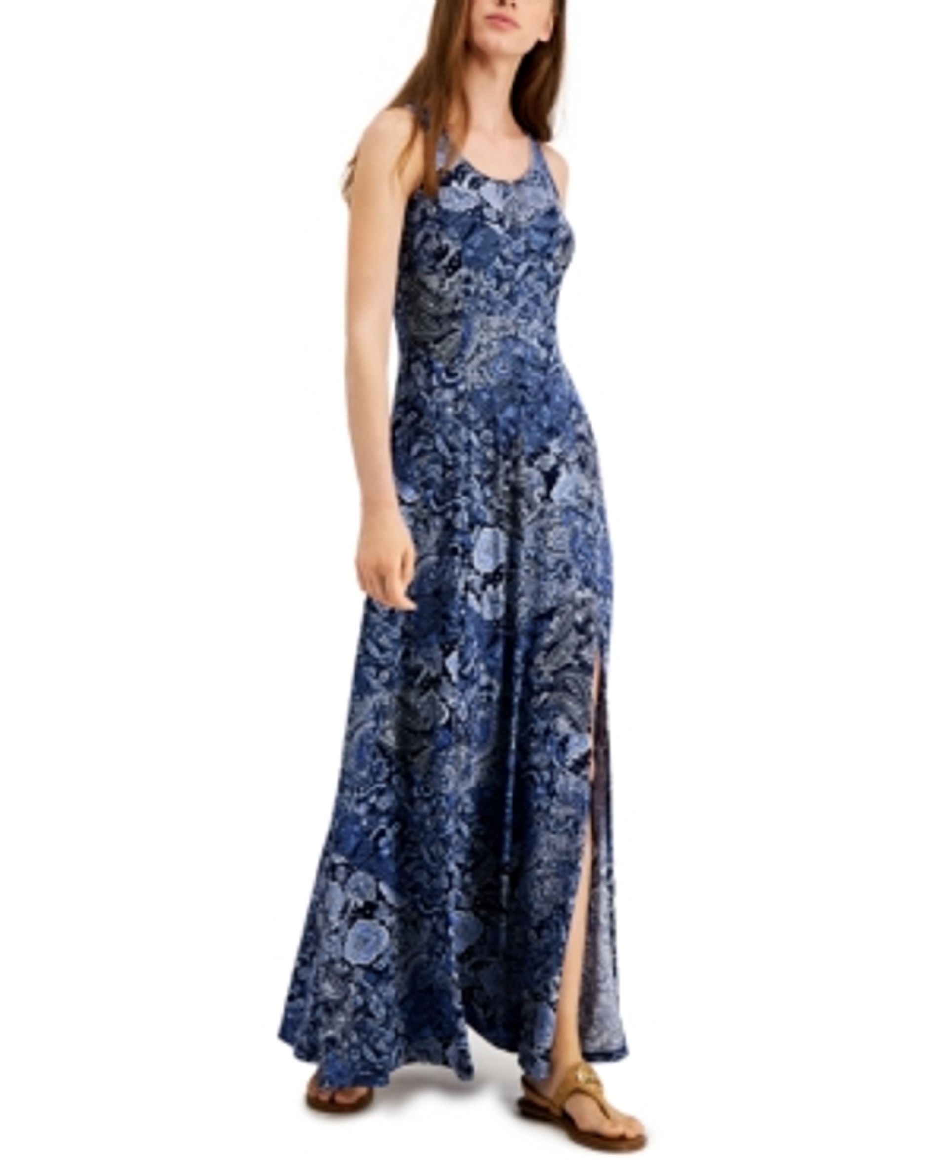 macys michael kors maxi dress