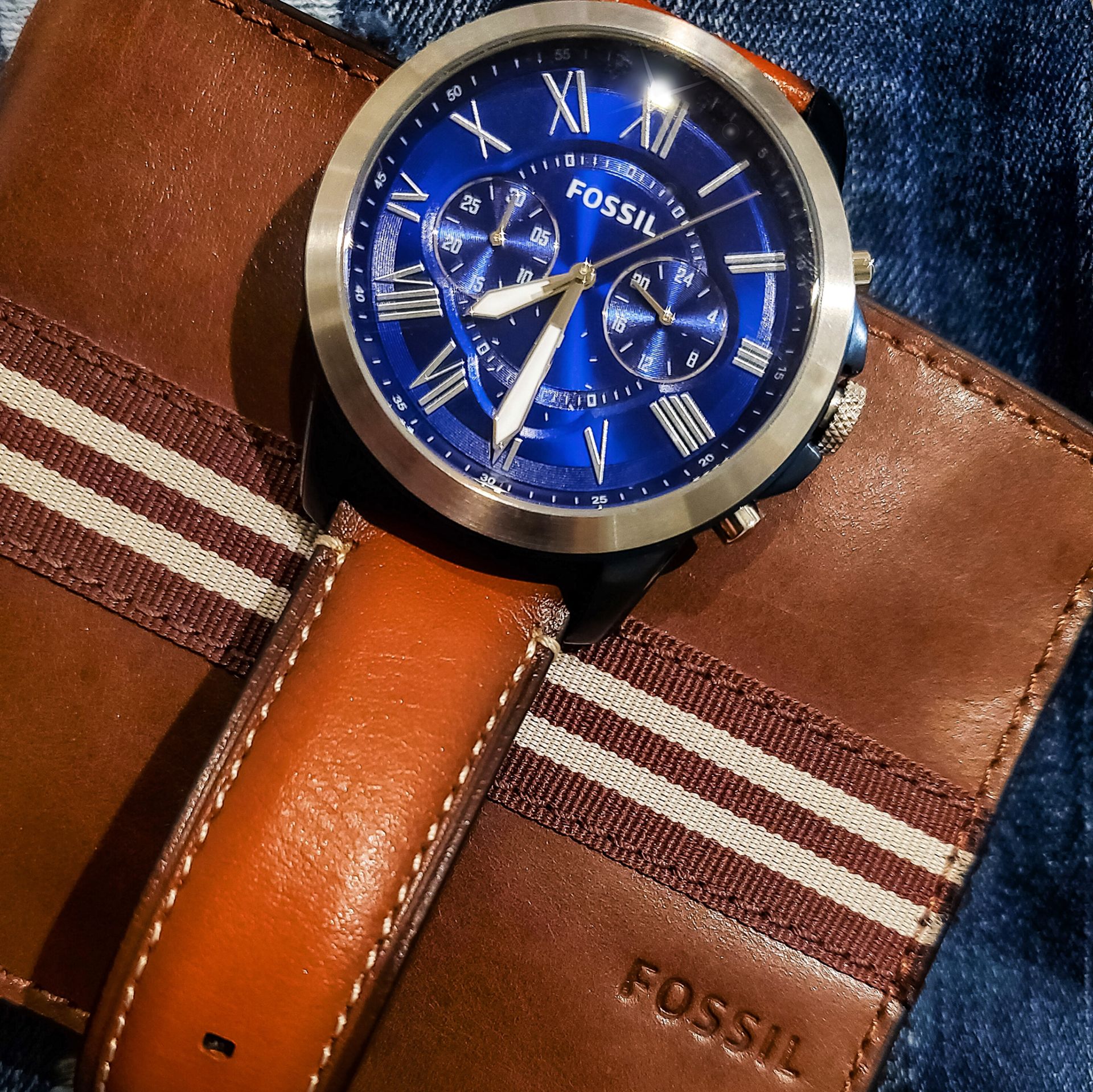 macys mens fossil watches