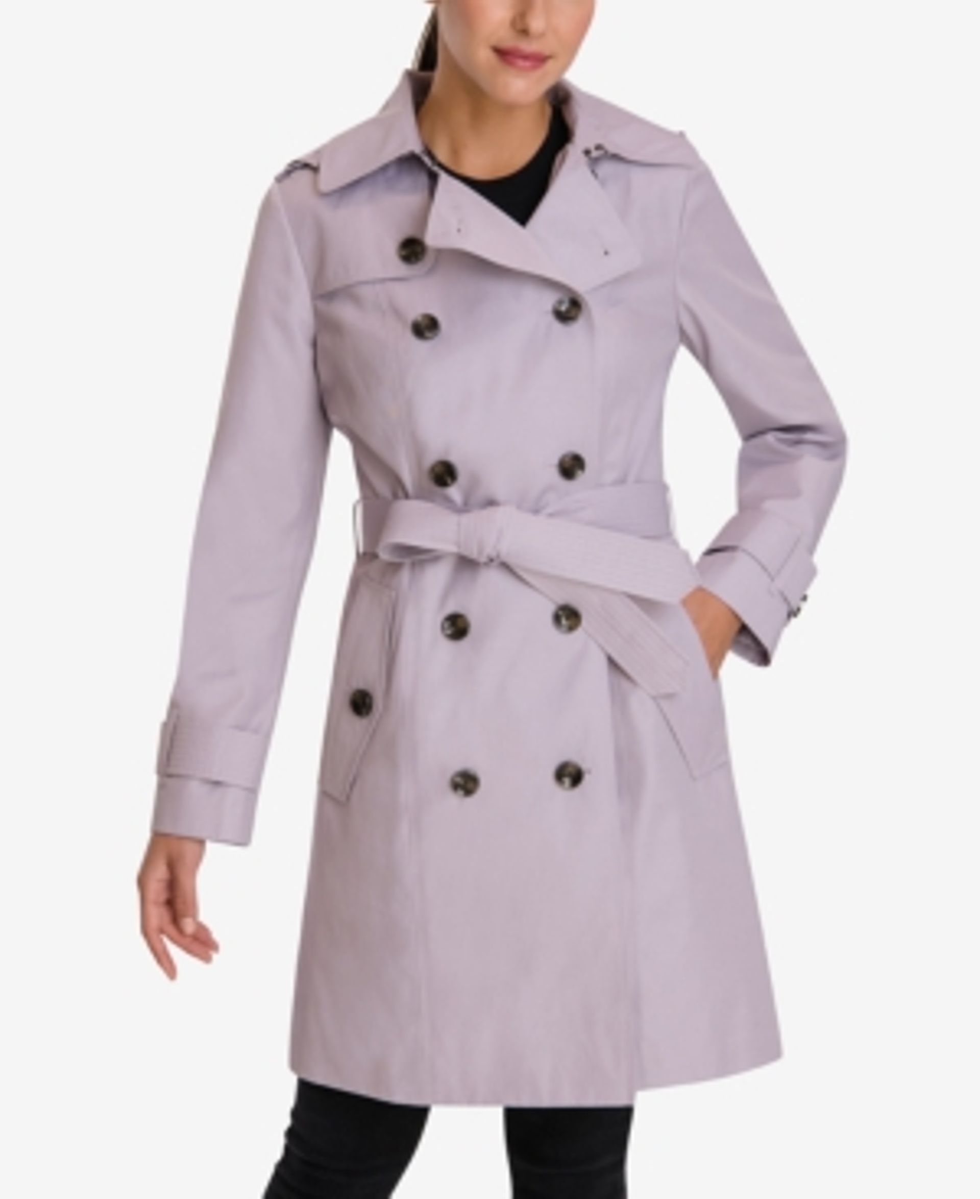 lavender trench coat