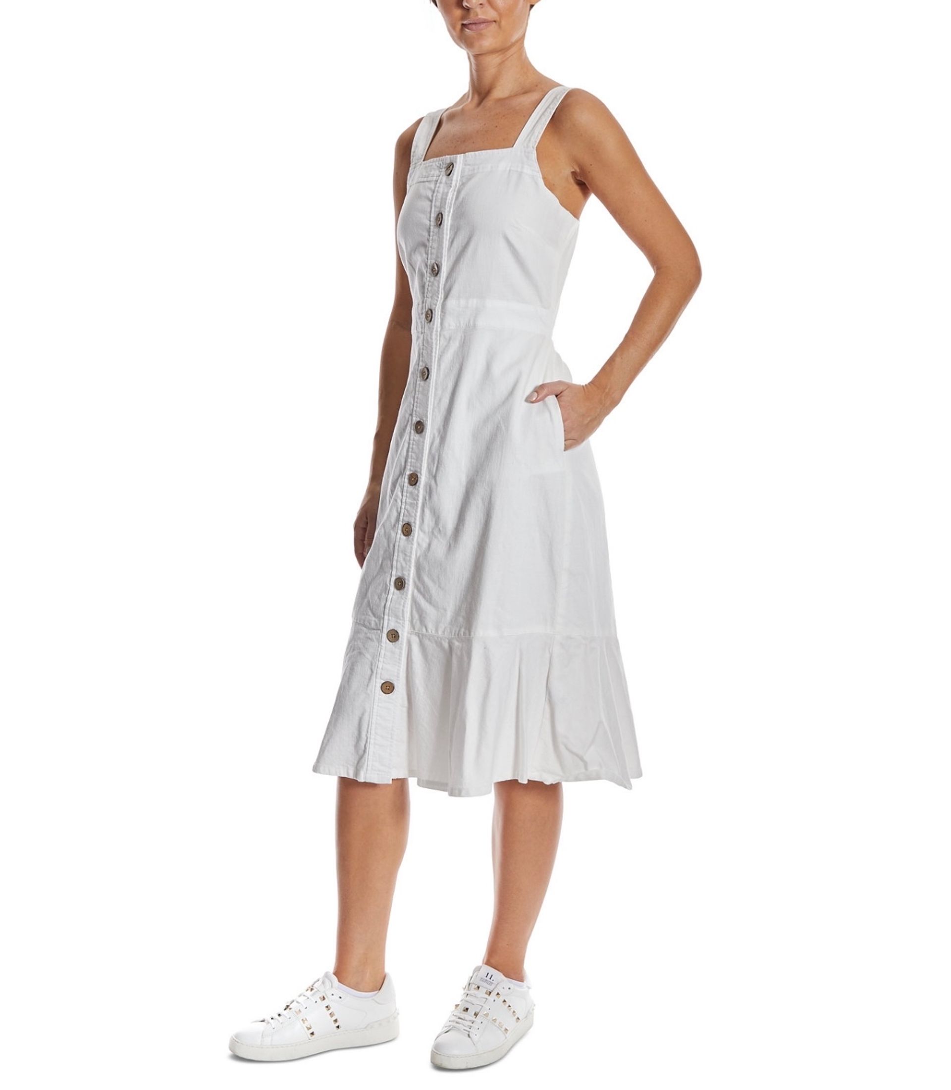 macys white sundress