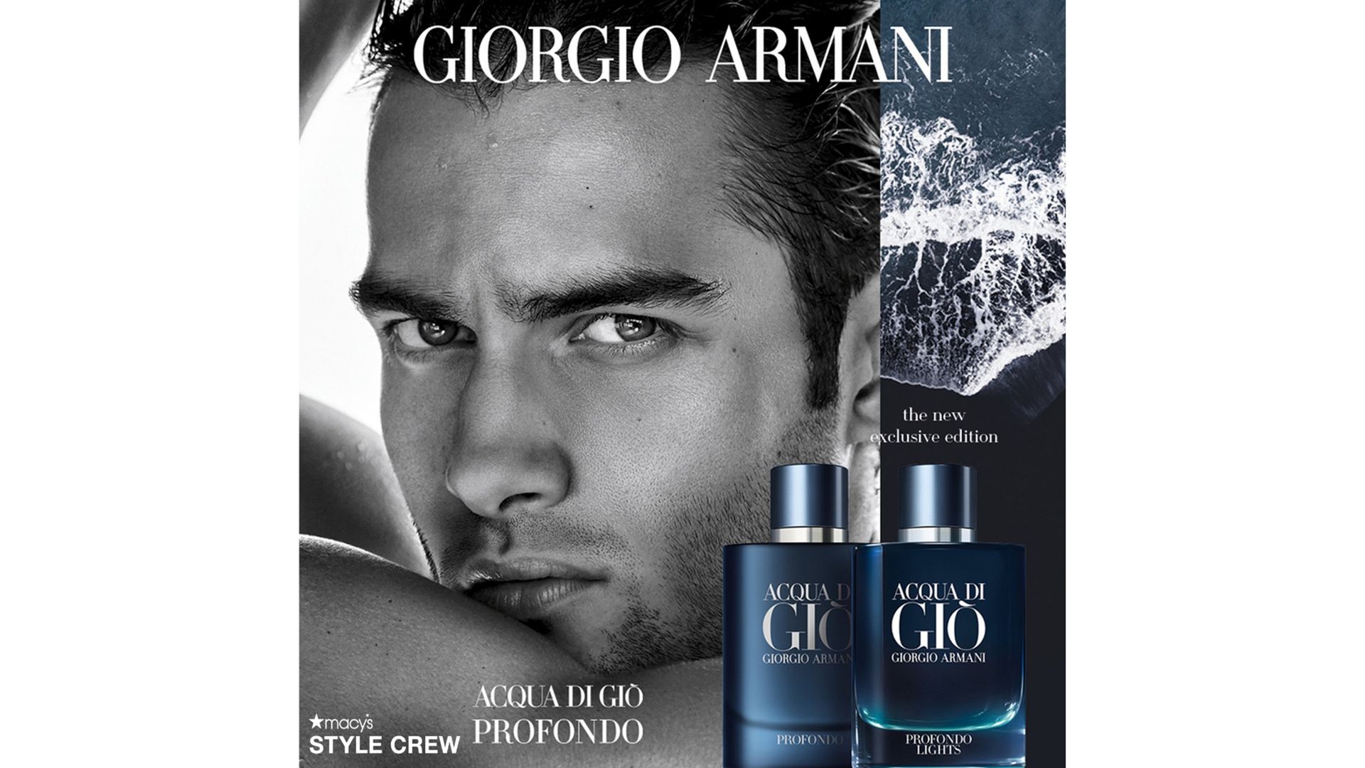 Giorgio Armani Acqua Di Gio Profondo Lights Macys Style Crew Giorgio Armani Acqua Di Gio Profondo Lights Macys Style Crew