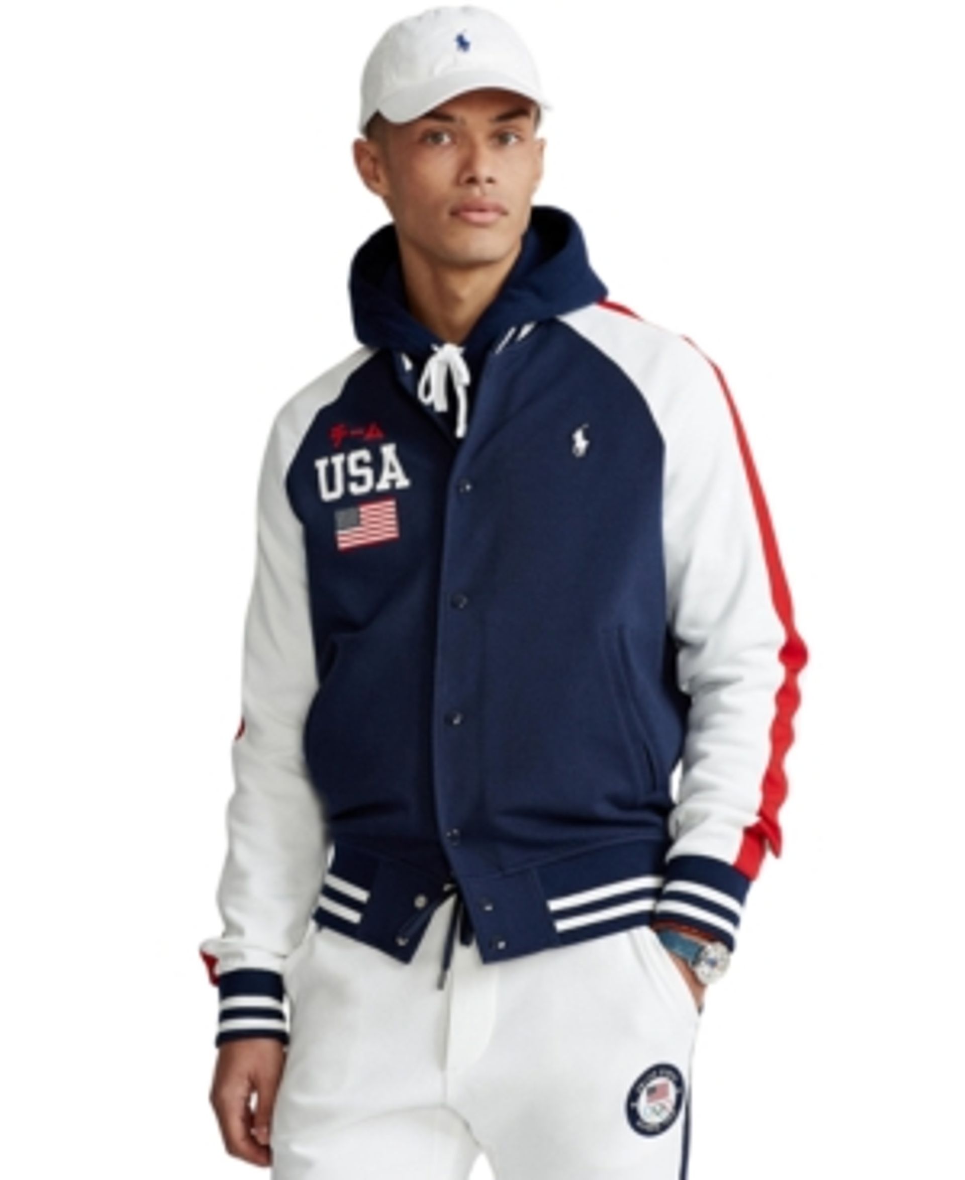 Men S Team Usa Baseball Jacket Macys Style Crew