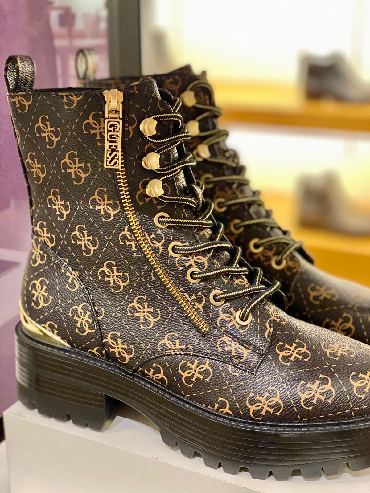 women's fearne lug sole lace up bootie