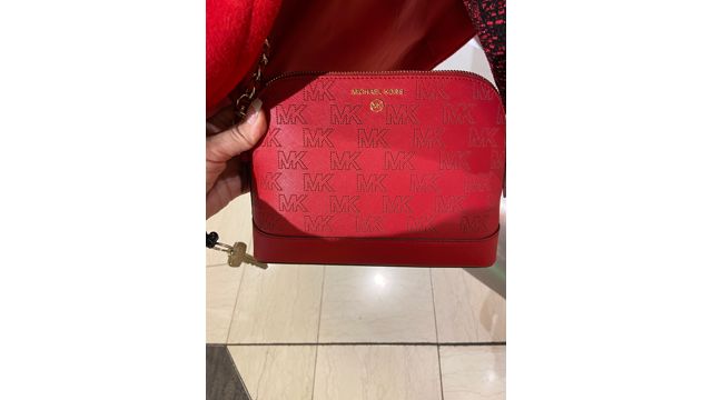 red michael kors purse macys