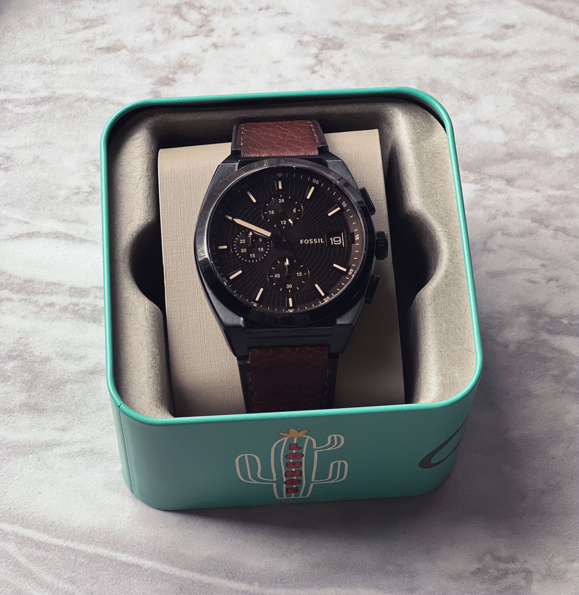 macys mens fossil watches