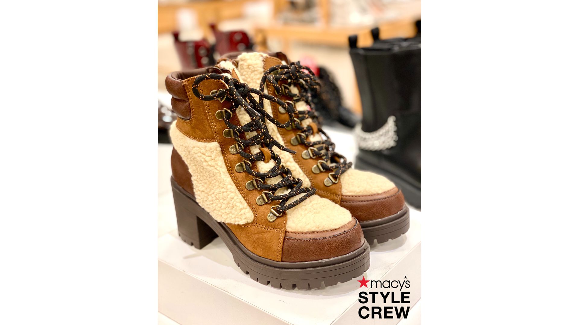 Sun Stone Cookie Lace Up Booties Created for Macy s Macys