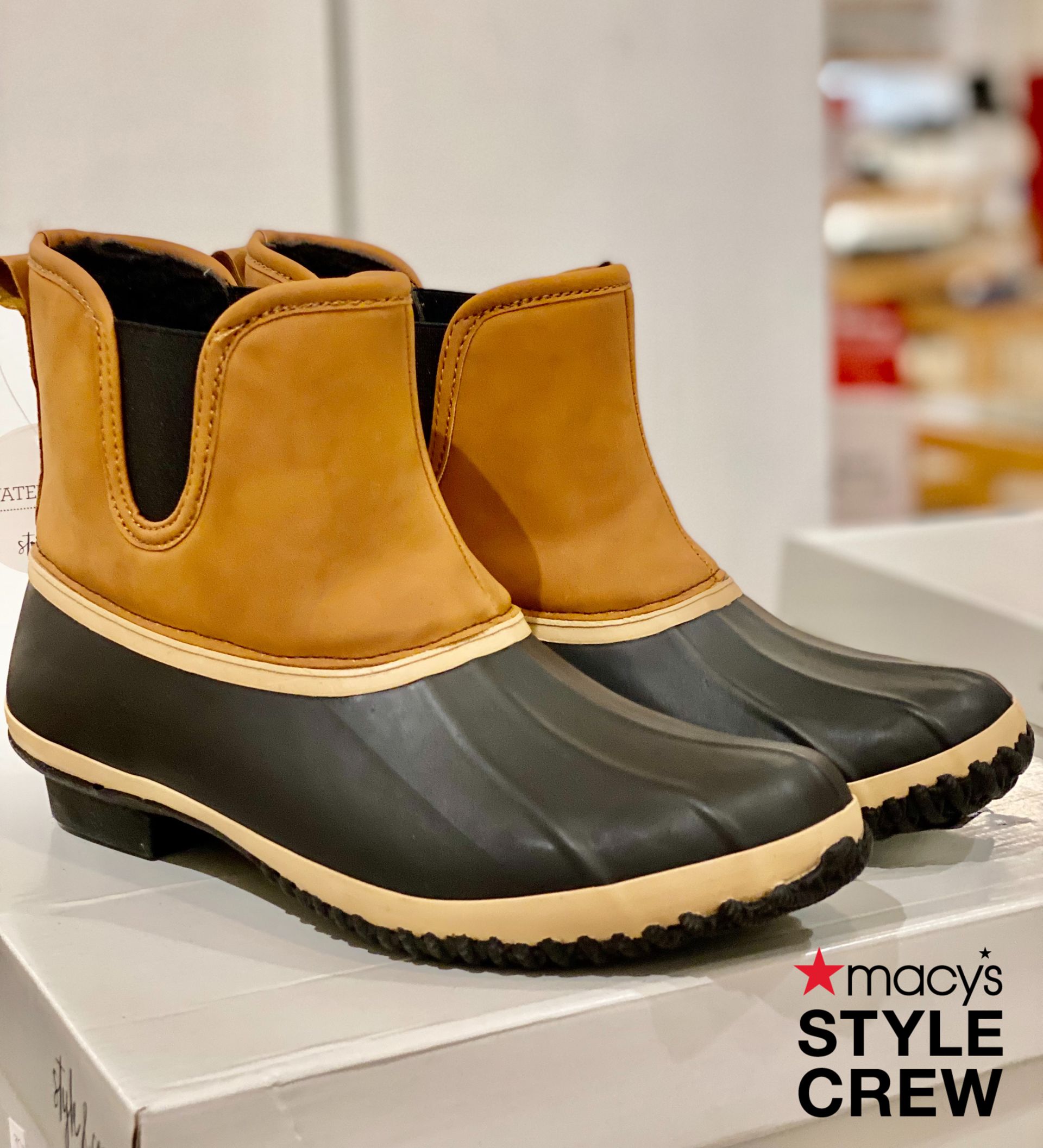 macys duck boot