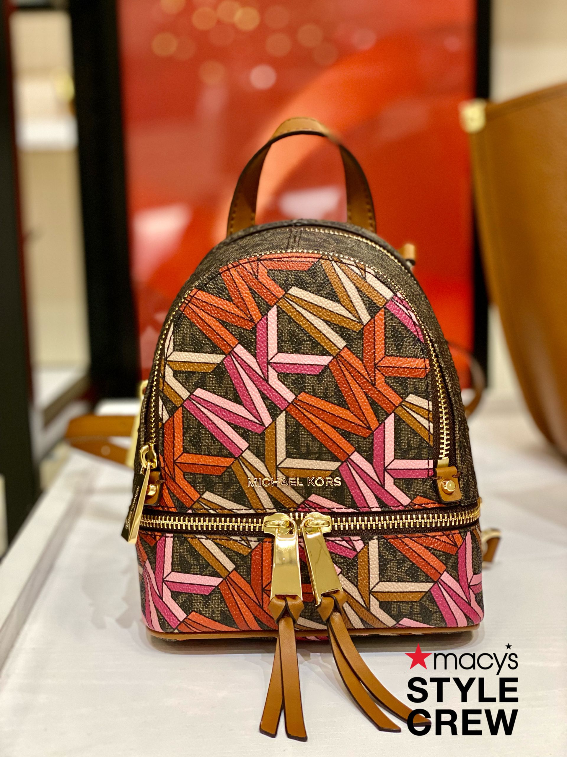 michael kors backpack macys