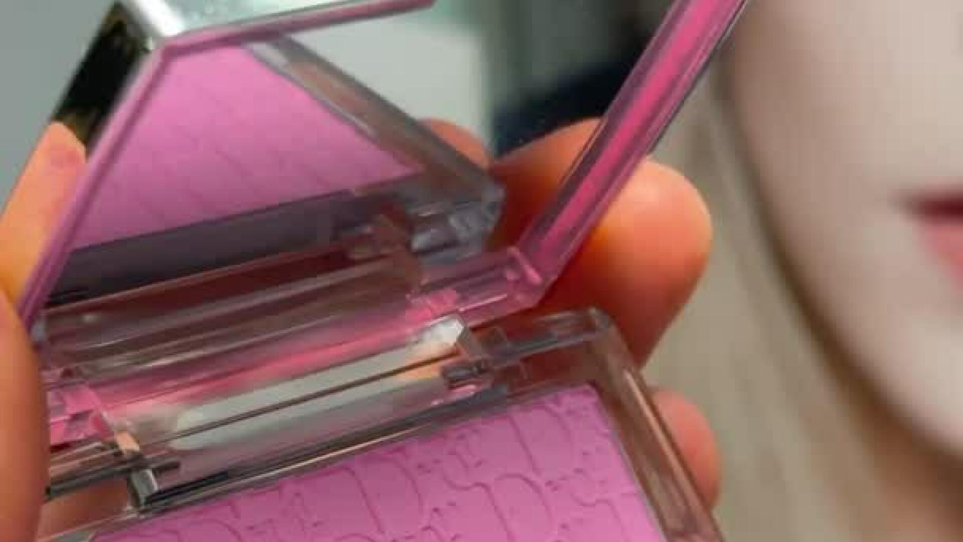 DIOR BACKSTAGE EYE PALETTE  Amber Neutral Swatches Rosy Glow Blush 001  Light Pink  Survivorpeach