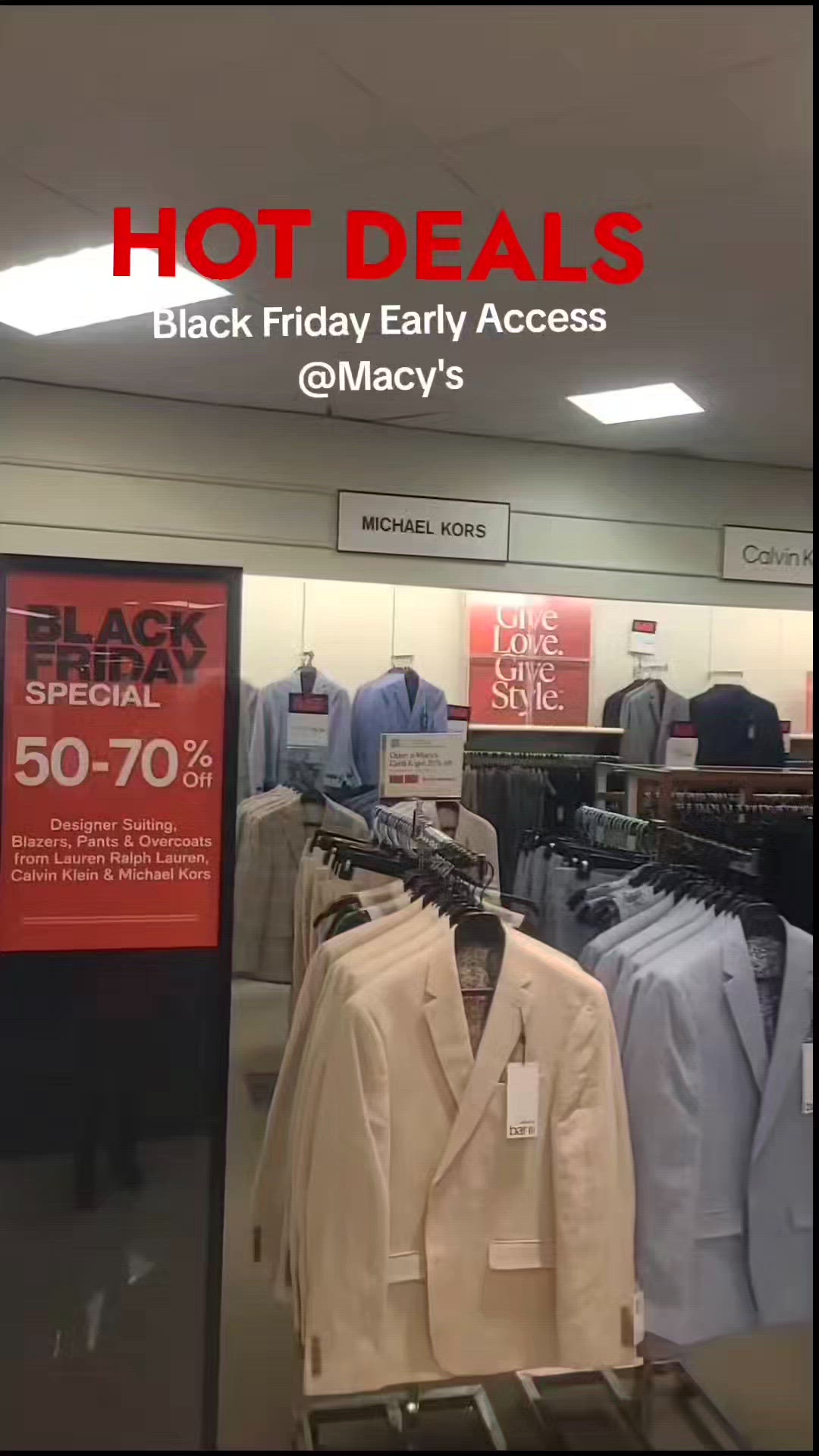 Macy's black friday store michael kors