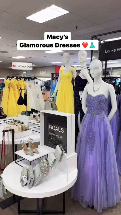 Macy's formal dresses in store best sale