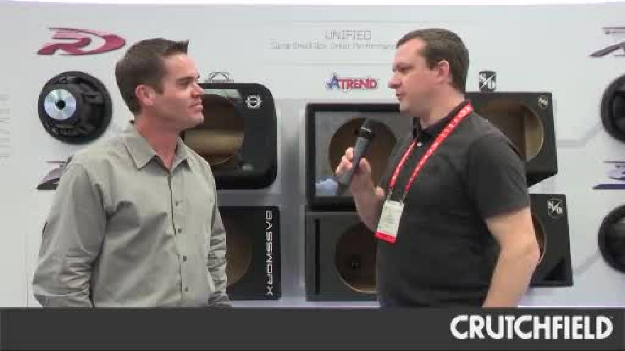 Crutchfield CES Spotlight Enclosures for Alpine subwoofers