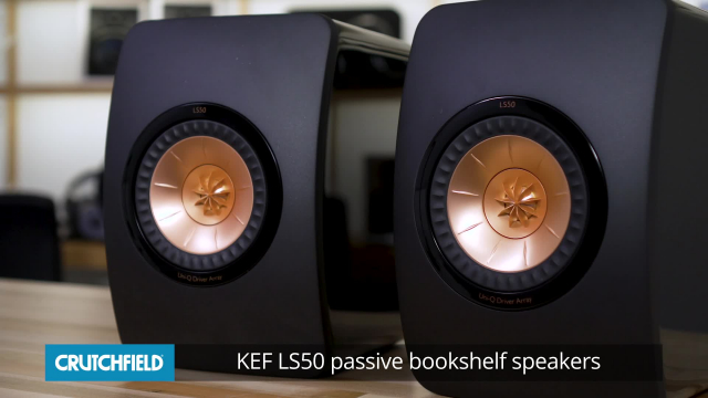 Kef Ls50 Black Edition Bookshelf Speakers At Crutchfield