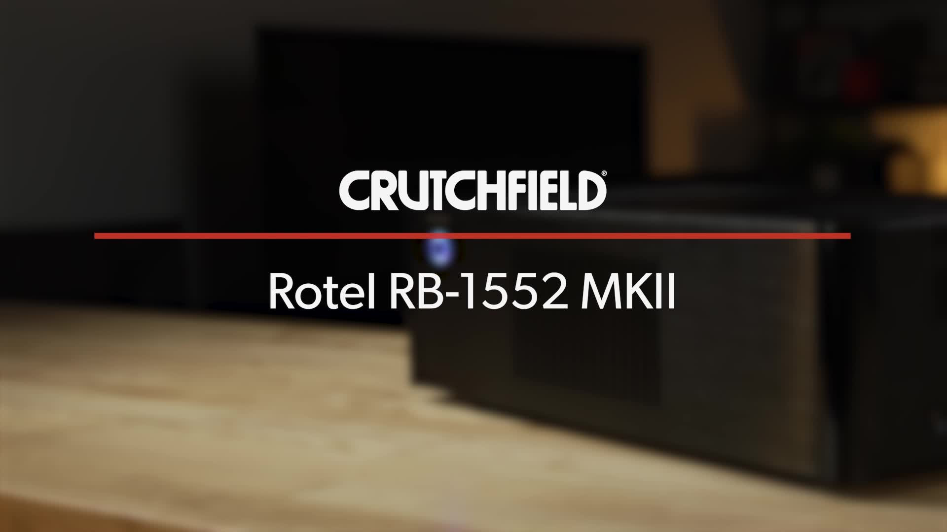 Rotel RB-1552 MkII (Black) Stereo power amplifier at Crutchfield