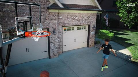 Spalding Arena Renegade In-Ground Basketball Hoop l