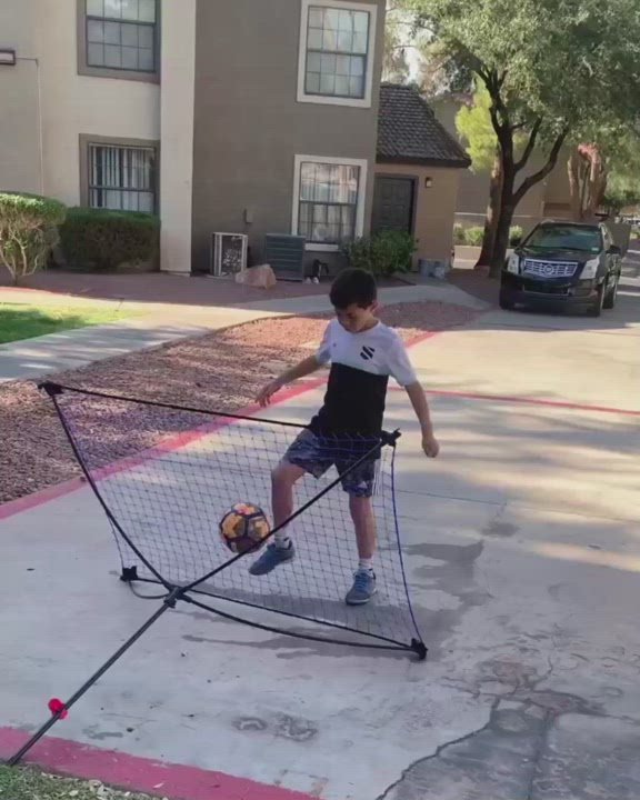 NetPlayz 4 ft x 3 ft Soccer Goal and Rebounder Net Set                                                                           - view number 8