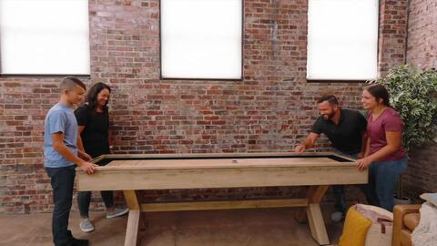 American Legend LED Shuffleboard Table with Buffet Top                                                                           - view number 8