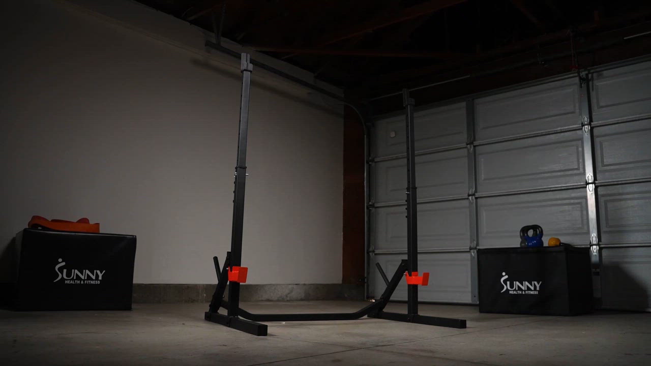 Sunny Health & Fitness Multifunctional Adjustable Bench Press Squat Rack                                                         - view number 7