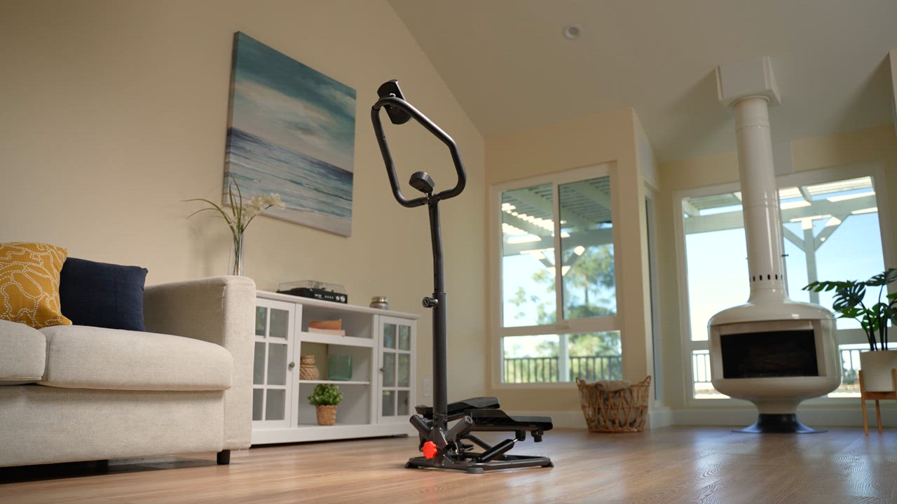 Sunny Health & Fitness Smart Twist Stair Stepper Machine with Handlebar - view number 8