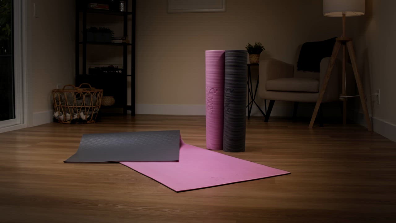 Sunny Health & Fitness Anti-Slip Dual Color Yoga Mat                                                                             - view number 7