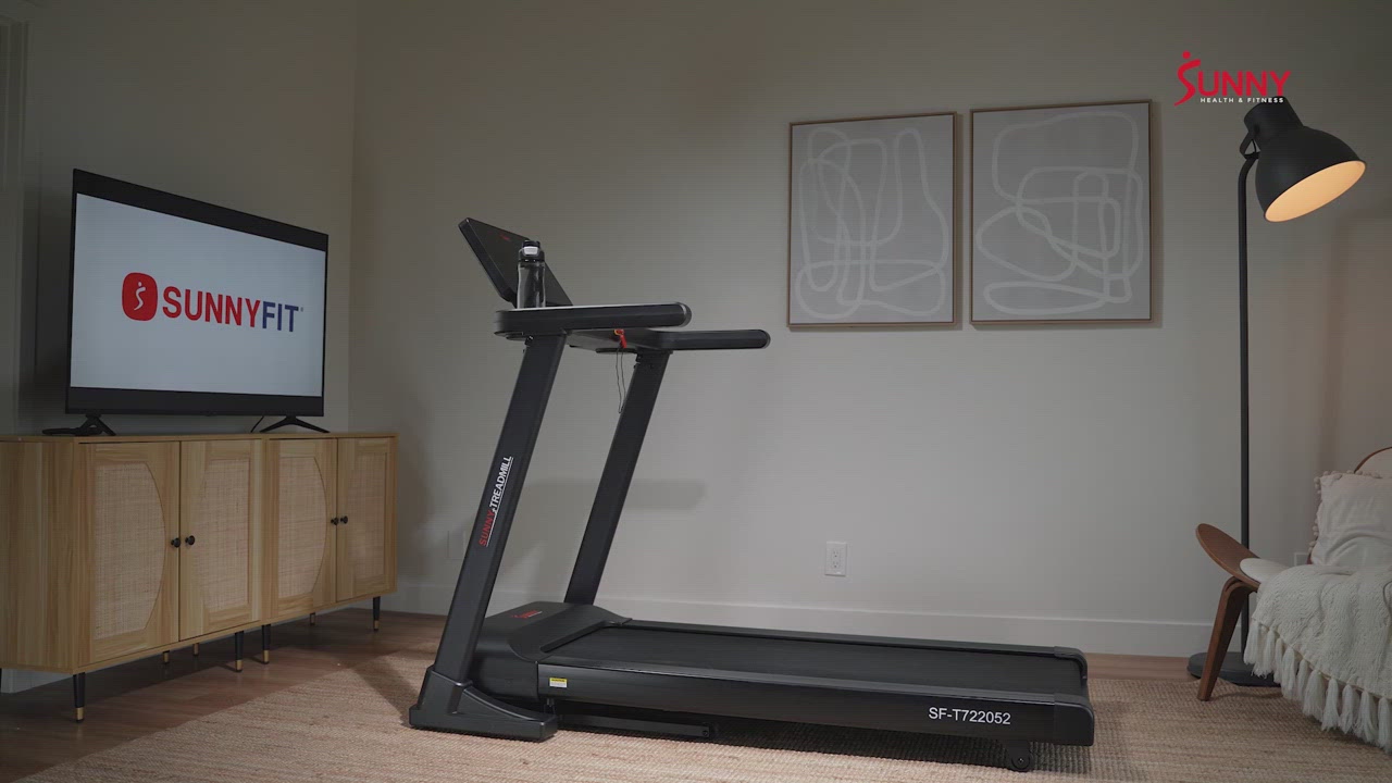 Sunny Health & Fitness Astra Elite Smart Auto Incline Brushless Motor Treadmill - view number 6