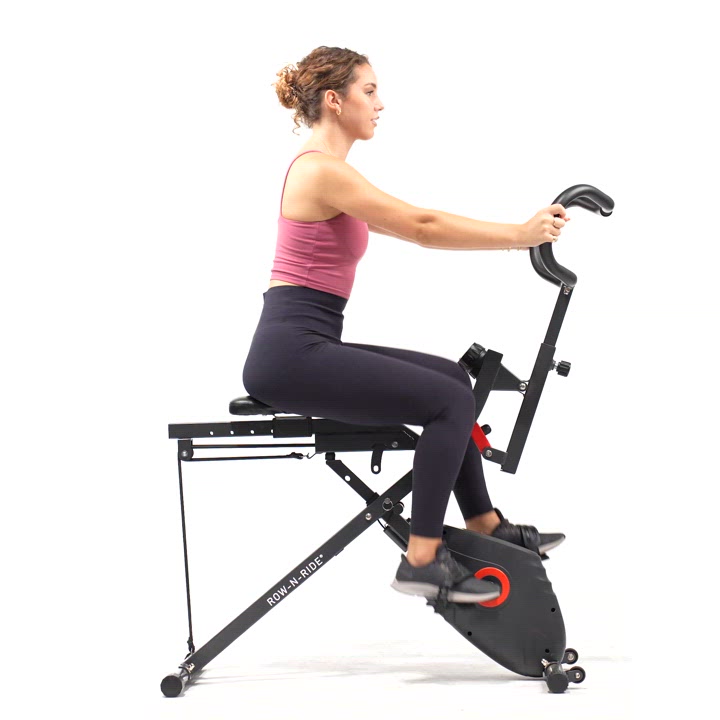 Sunny Health & Fitness Upright Row-N-Ride Exercise Bike - view number 4