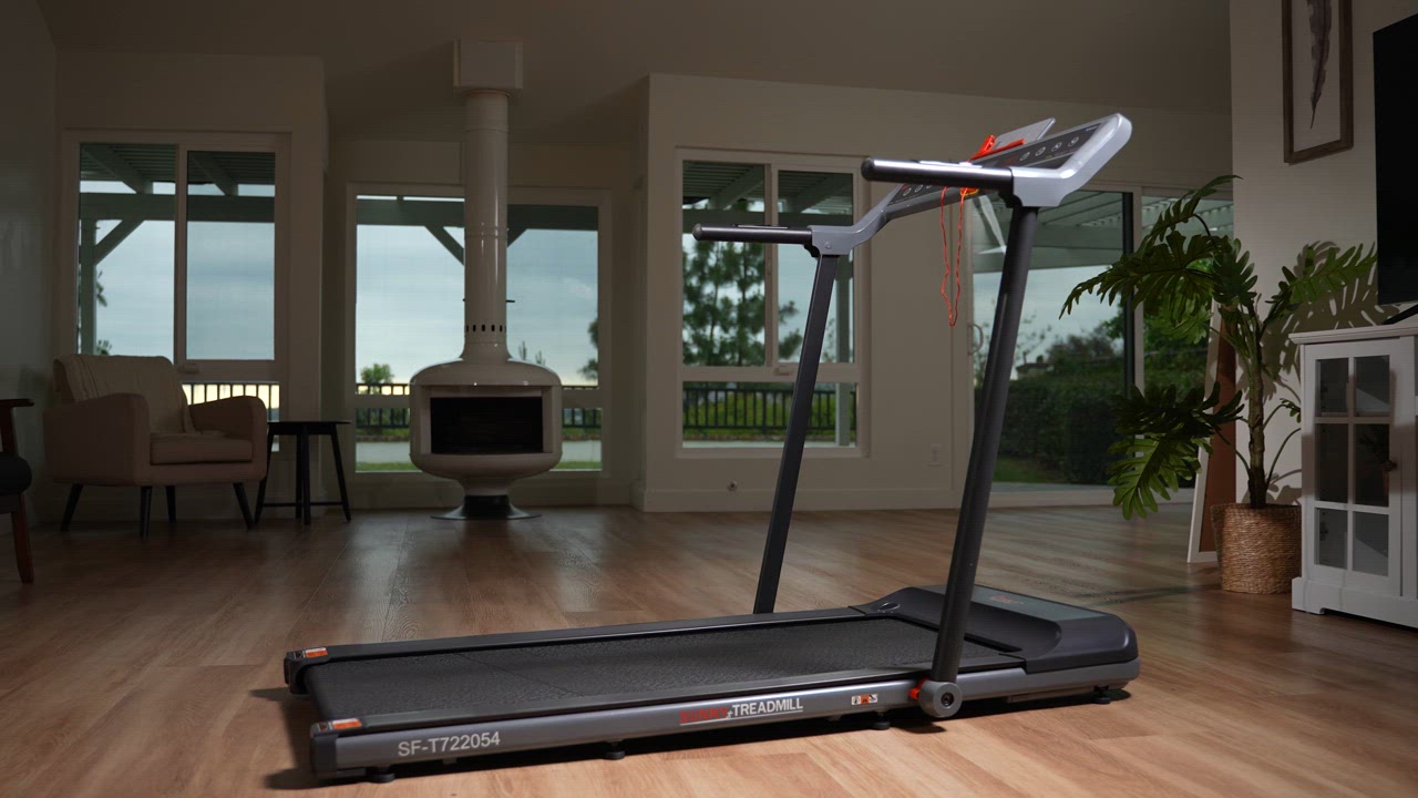 Sunny Health & Fitness Pegasus Connected Folding Treadmill - view number 2