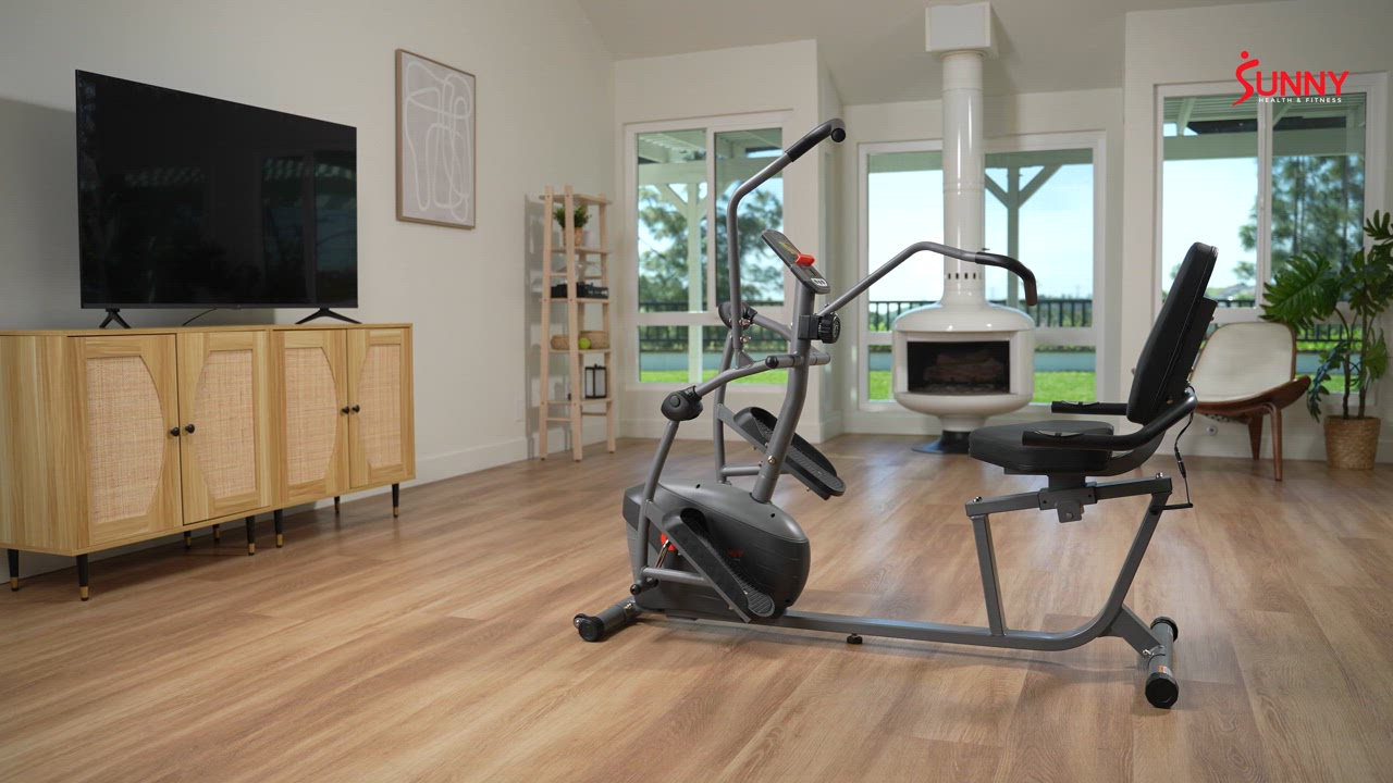 Sunny Health & Fitness Performance Interactive Series Recumbent Elliptical  - view number 8