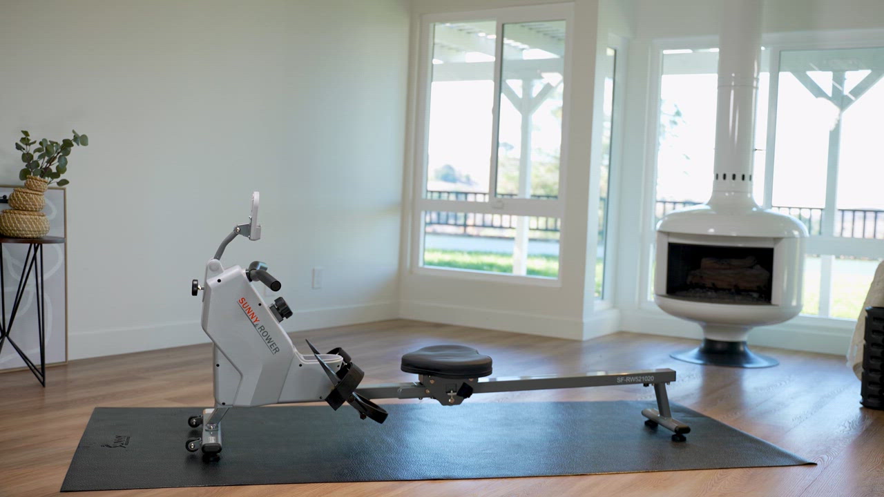 Sunny Health & Fitness SMART Compact Foldable Magnetic Rowing Machine with Bluetooth - view number 8