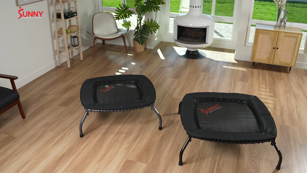 Sunny Health & Fitness 39.4 in x 39.4 in Square Exercise Trampoline                                                              - view number 7