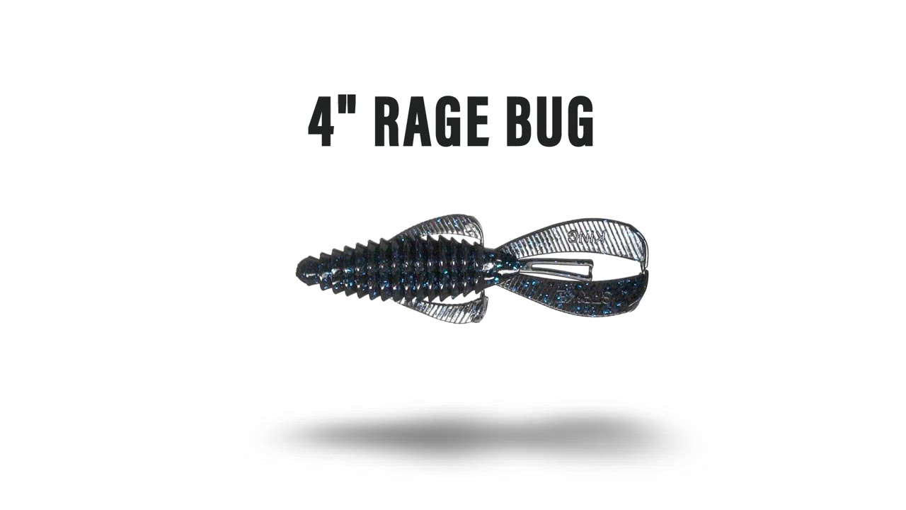 Strike King Rage Bug 4" Soft Baits 7-Pack                                                                                        - view number 2