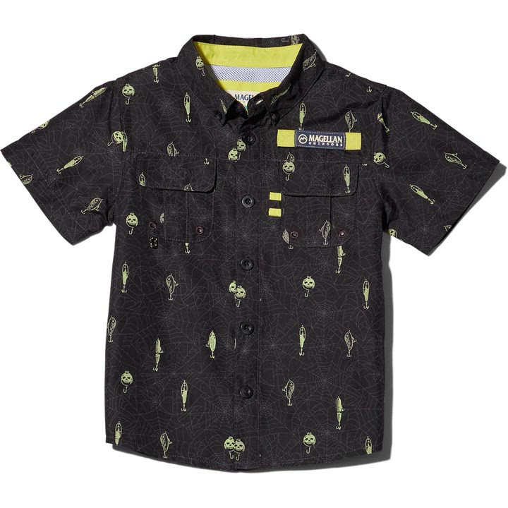 Magellan Outdoors Toddler Boys' Laguna Madre Halloween Tangled Lures Fishing Shirt - view number 2