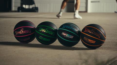 Spalding Highlight Rubber Basketball - view number 5