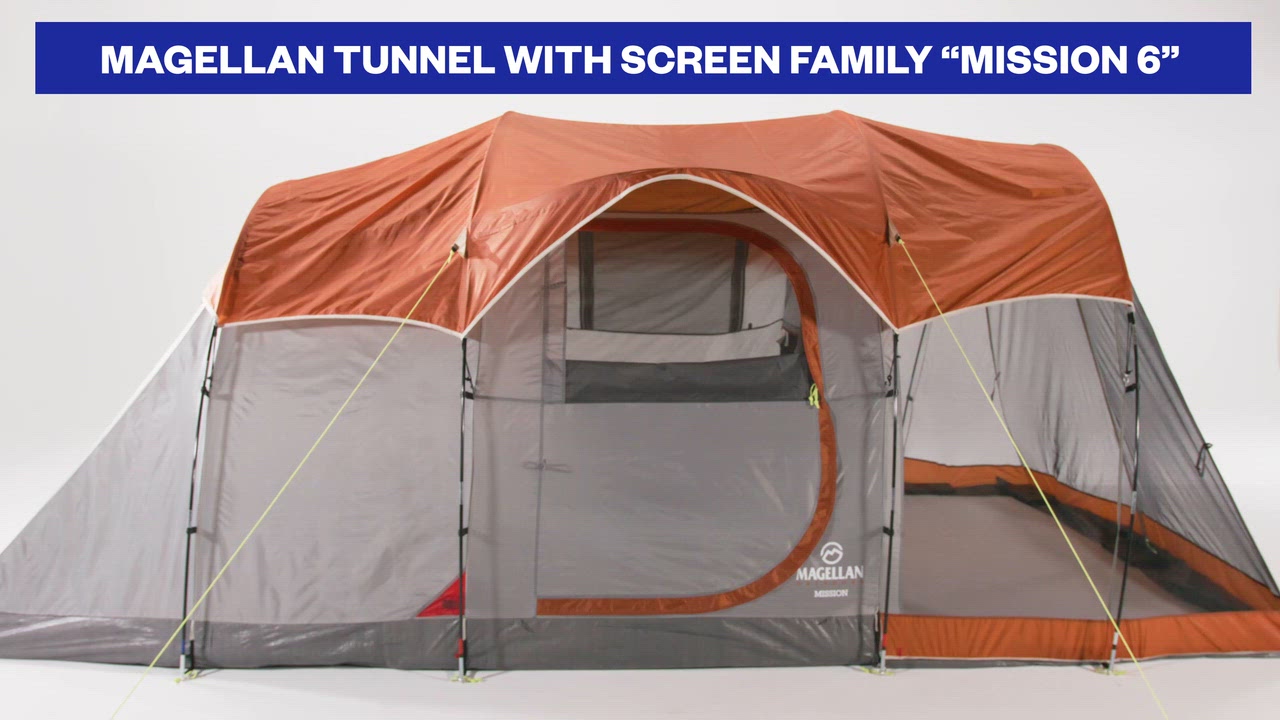 Magellan Outdoors Mission 6 Person Tunnel Tent                                                                                   - view number 3