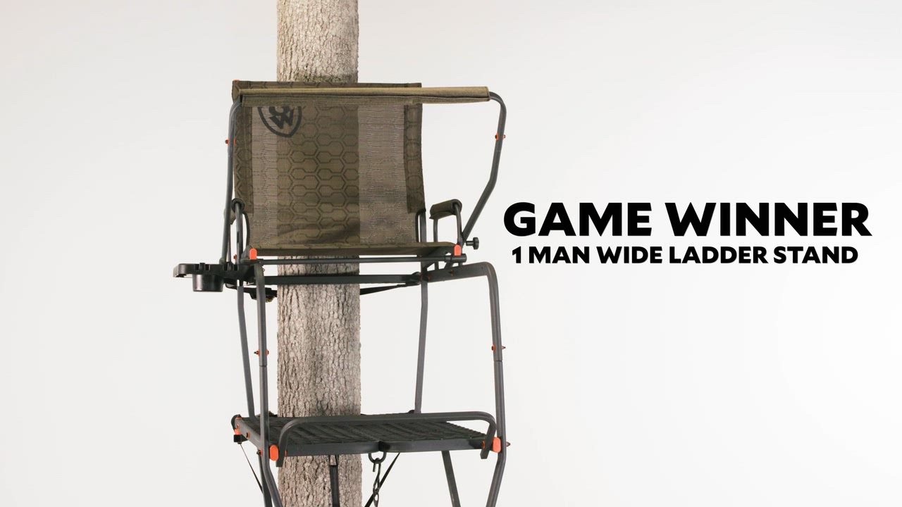 Game Winner 1-Man Wide Ladder Stand - view number 8