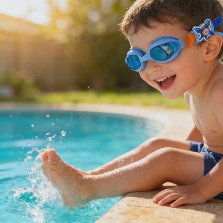 Aqua Leisure Boys’ LTS Blue Turtle Goggles - view number 8