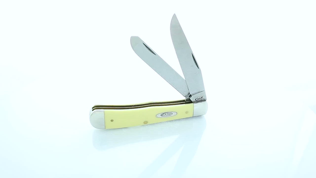 WR Case & Sons Cutlery Co Yellow Synthetic CV Trapper - view number 2