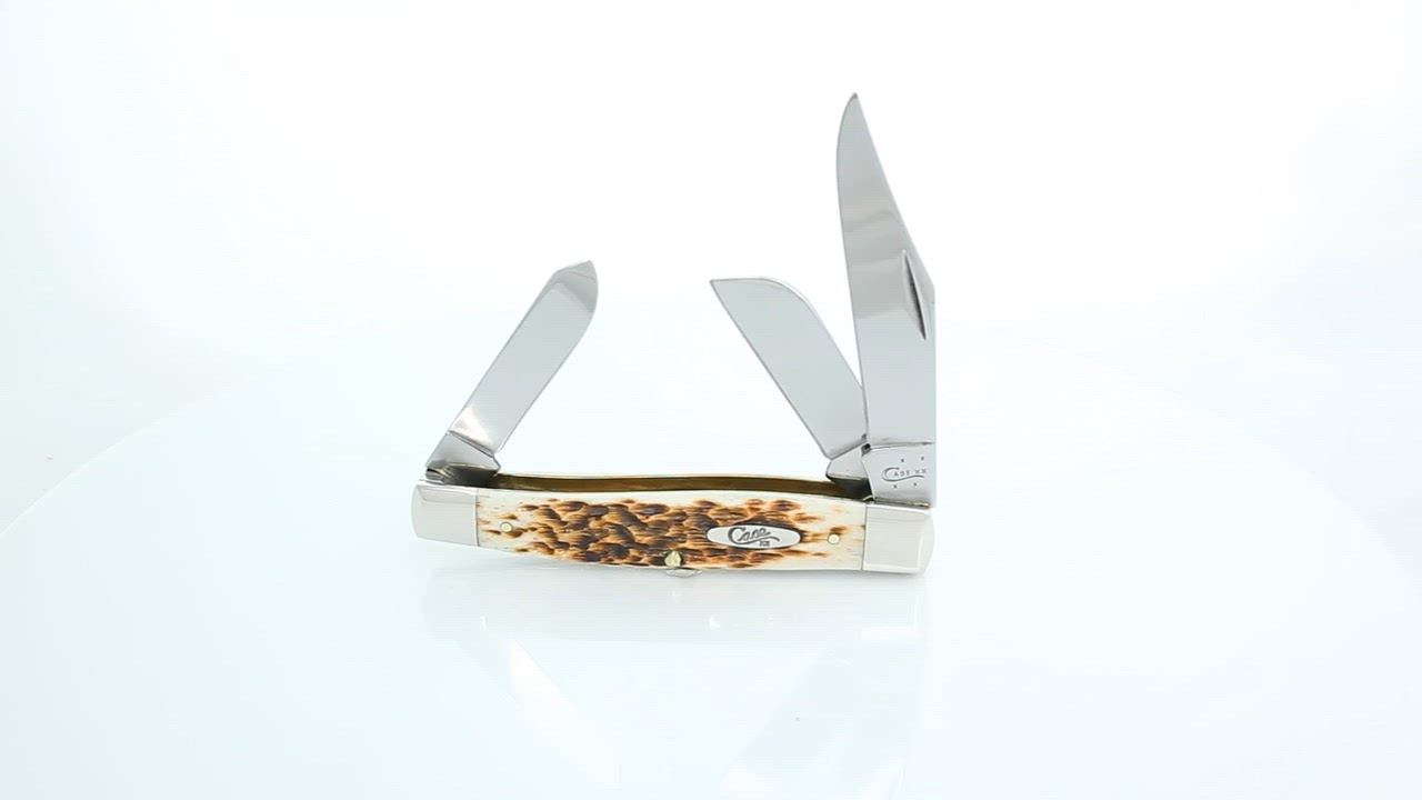 Case® Cutlery Amber Bone CS Large Stockman Knife - view number 2