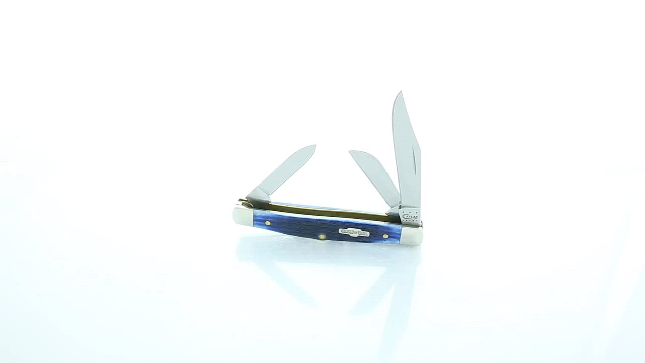 Case® Cutlery Blue Bone Medium Stockman Folding Knife - view number 2